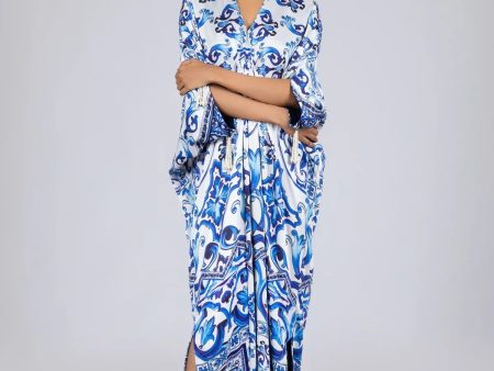 Kaftans - Kf-15651-Print on Sale