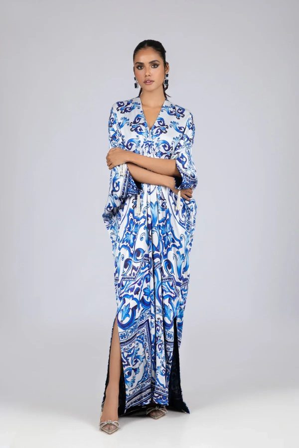 Kaftans - Kf-15651-Print on Sale