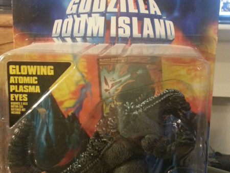 Trendmasters Godzilla Doom Island Supercharged Godzilla Poseable 5  Action Figure For Discount