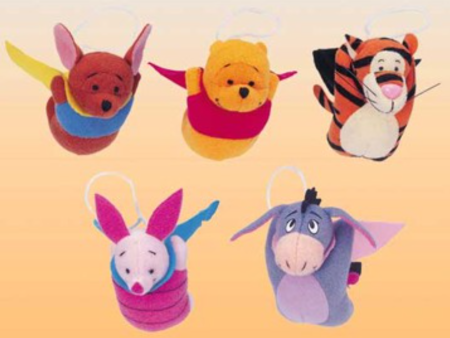 Yujin Gashapon Disney Characters Winnie The Pooh Flying ver 5 Plush Doll Figure Set Hot on Sale