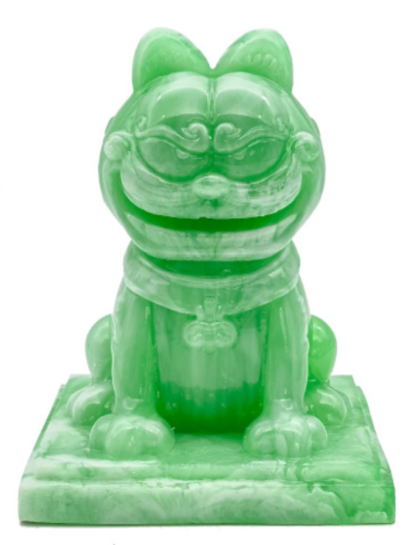 Too Cheap Art Nickelodeon Garfield x Family Mart Taiwan Limited Jade Color ver 5  Trading Figure For Sale