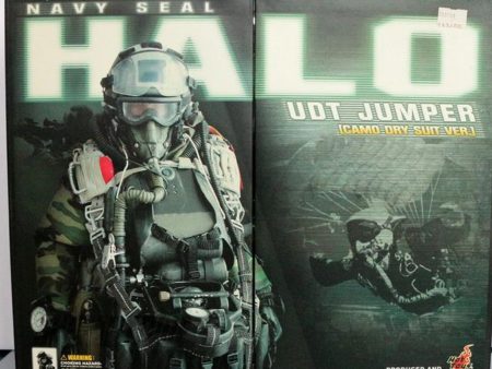 Hot Toys 1 6 12  Navy Seal Halo UDT Jumper Camo Dry Suit ver Action Figure Fashion