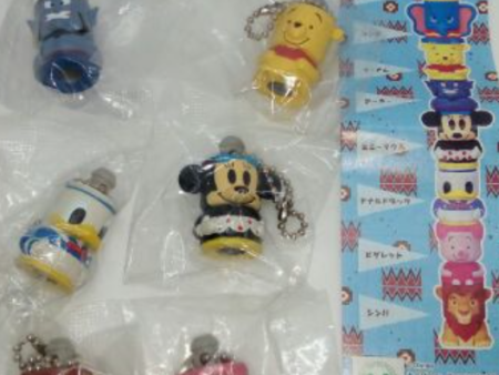 Yujin Disney Gashapon Totem Pole Part 1 8 Swing Strap Figure Set Sale