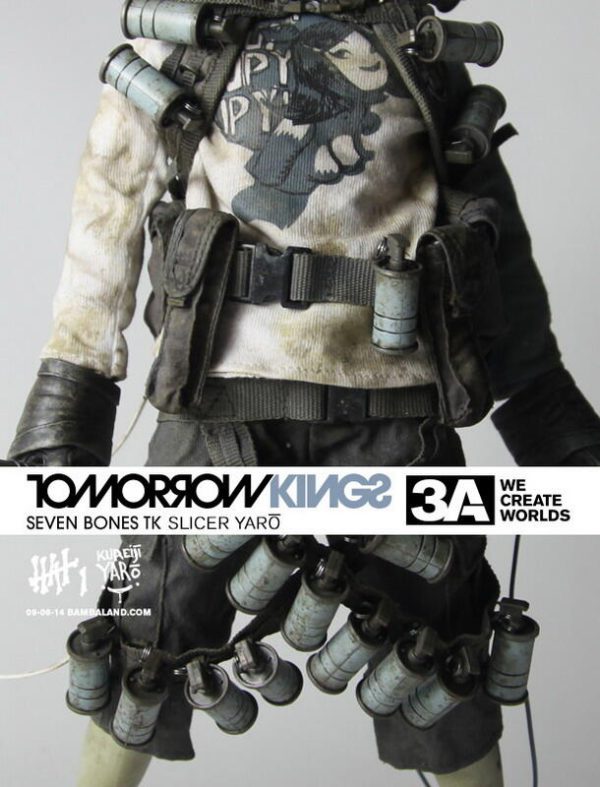 ThreeA 3A Toys Ashley Wood Tomorrow King Classics Seven Bone Slicer Yaro 12  Vinyl Figure Online now