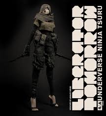 ThreeA 3AA Toys 1 6 12  Ashley Wood Tomorrow Queen Underverse Ninja Tsuru ver Vinyl Action Figure Fashion