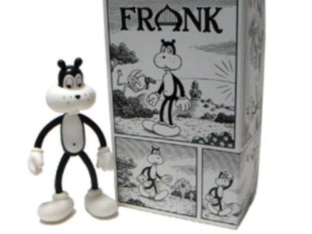 Presspop 2006 Jim Woodring Black & White Frank 6  Vinyl Figure Cheap