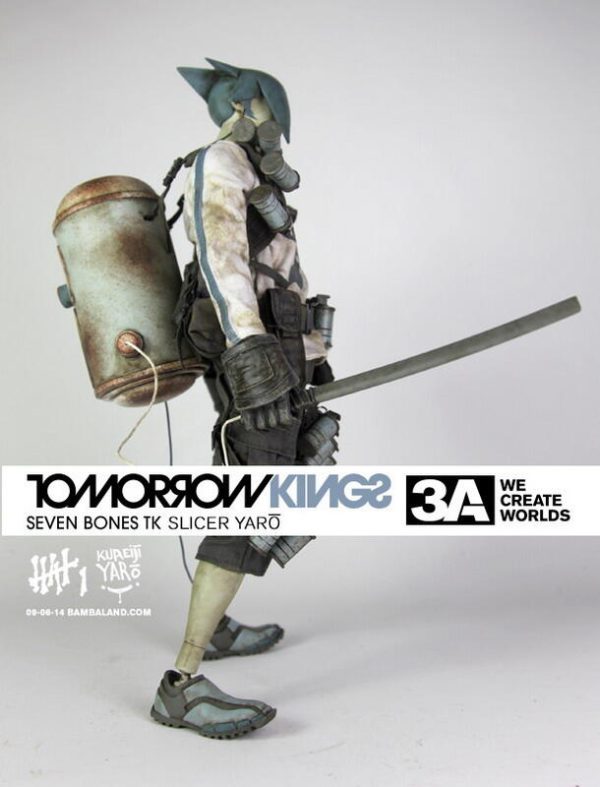 ThreeA 3A Toys Ashley Wood Tomorrow King Classics Seven Bone Slicer Yaro 12  Vinyl Figure Online now