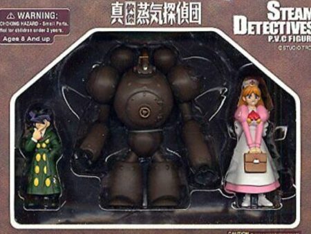 Alpha 2002 Steam Detectives 3 Pvc Figure Set Hot on Sale