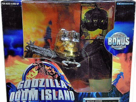 Trendmasters Godzilla Doom Island Battle Armor Kumonga Poseable 6  Action Figure For Sale