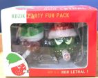 Toy2R Frank Kozik Kozik Mini Bomb X mas Party Fun Twin Pack Red & Green ver 2  Vinyl Figure Set Fashion