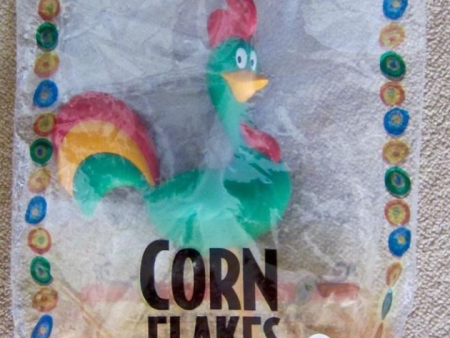 Medicom Toy 2002 Kellogg s Corn Flakes Corny Cornelius Rooster 7  Vinyl Figure Online Sale