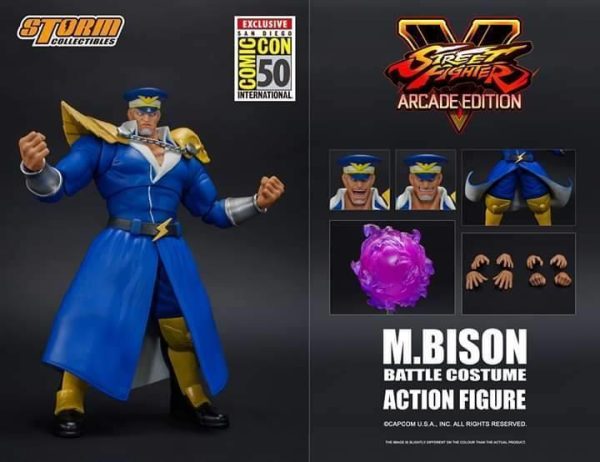 Storm Toys 1 12 Collectibles Street Fighter V Arcade Edition SDCC M.Bison Battle Custume Action Figure For Cheap