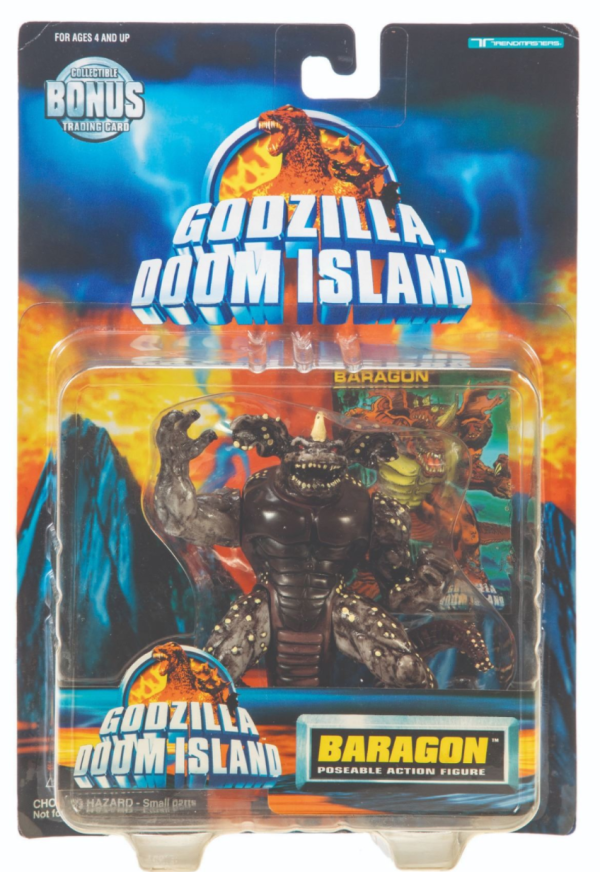 Trendmasters Godzilla Doom Island Baragon Poseable 5  Action Figure Online Hot Sale