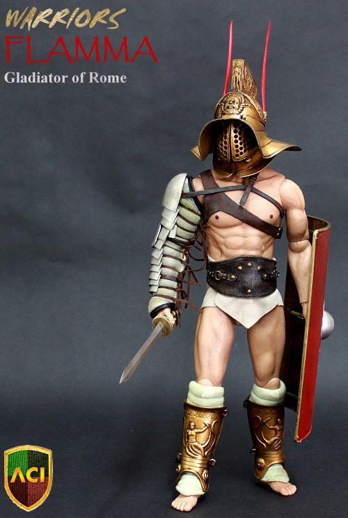 ACI Toys 1 6 12  Gladiator of Rome Warriors Flamma Action Figure For Cheap