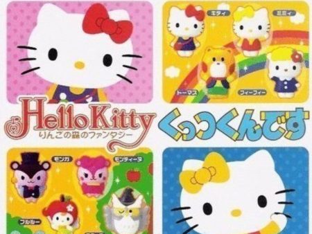 Bandai Sanrio Hello Kitty Gashapon Magnet Apple Forest ver 8 Collection Figure Set Online