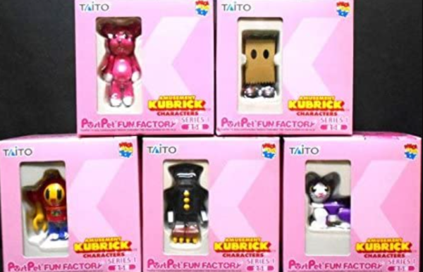 Medicom Toy Taito Kubrick 100% PostPet Fun Factory Series 1 5 Action Figure Box Set Sale