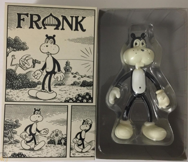 Presspop 2006 Jim Woodring Black & White Frank 6  Vinyl Figure Cheap