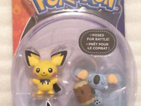 Tomy Pokemon Pocket Monster Battle Collection Pichu vs Komala Trading Figure Supply