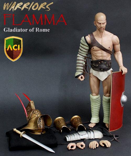 ACI Toys 1 6 12  Gladiator of Rome Warriors Flamma Action Figure For Cheap