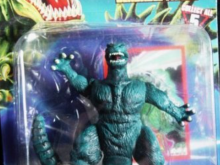 Trendmasters Godzilla King of Monsters Godzilla Bendable Figure w  Bonus Trading Card Online now