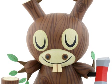 Amanda Visell Kidrobot Dunny Wood Dunkey 8  Vinyl Figure Fashion