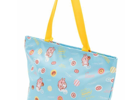 Mister Donut Taiwan Limited Kanahei s Small Animals 16  Tote Bag Blue ver For Discount