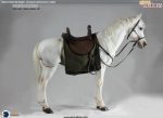 Asmus Toys 1 6 12  White Horse w  Light Travel Saddle Set Action Figure Cheap