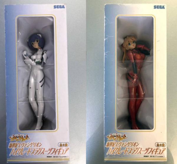 Sega 2007 Neon Genesis Evangelion Takeshi Miyakawa Rei Ayanami Sohryu Asuka Langley Pvc Figure Set Cheap