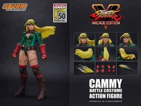 Storm Toys 1 12 Collectibles Street Fighter V Arcade Edition SDCC Cammy Battle Custume Action Figure Fashion