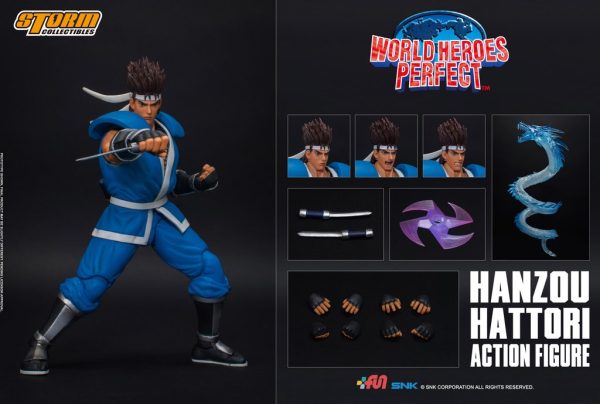 Storm Toys 1 12 Collectibles World Heroes Perfect Hanzou Hattori Action Figure Fashion