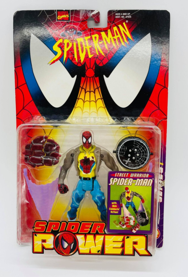 Toybiz Marvel Comics Spider-Man Spider Power Street Warrior Spider-Man Action Figure Online Sale