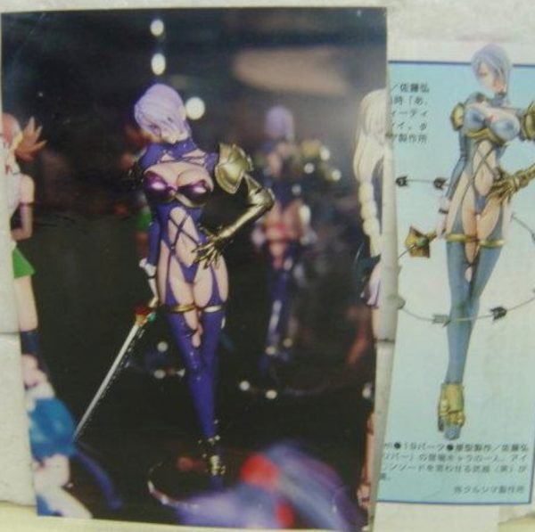 1 8 Soul Calibur Ivy Cold Cast Model Kit Figure Supply