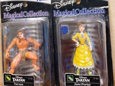 Tomy Disney Magical Collection 085 Tarzan 086 Jane Porter 2 Trading Figure Set Hot on Sale