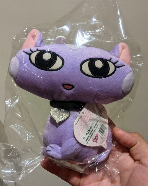 She s Charmed and Dangerous Purple Cat 6  Plush Doll Collection Figure Fashion