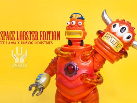 Unbox Industries Jeff Lamm SMD5 Space Lobster Edition Orange ver Vinyl Figure Cheap