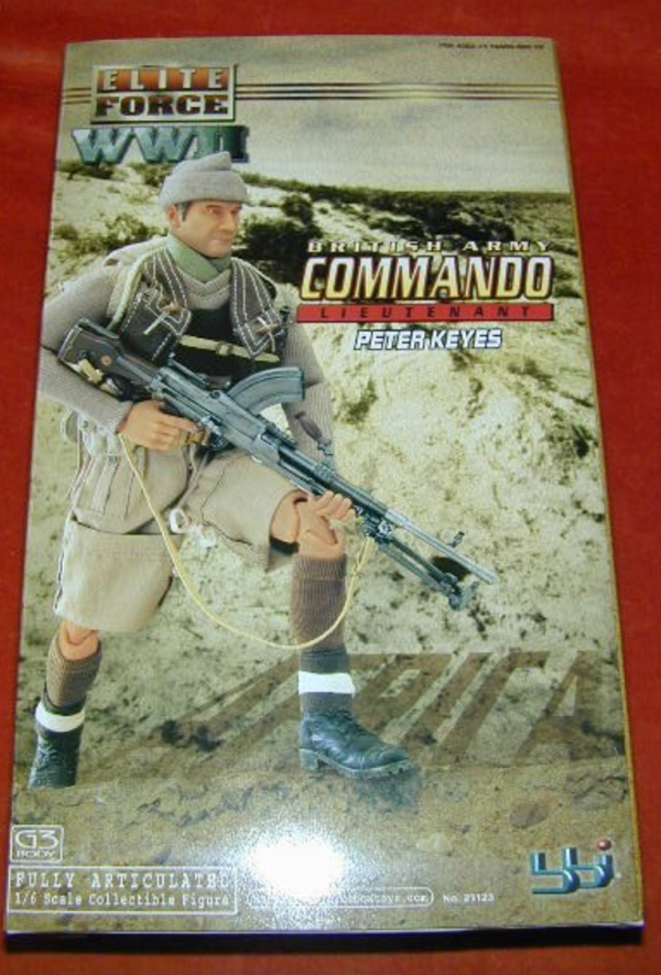 BBi 1 6 12  WWII British Army Commando Lieutenant Peter Keyes Action Figure Online now