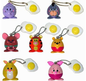 Yujin Disney Characters Capsule World Gashapon Egg Chaps Winnie the Pooh ver 7 Mini Strap Mascot Figure Set Online