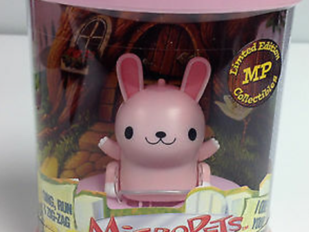 Tomy Micropets My Little Pet Electronic Interactive Toy Pink Rabbit Bunny Limited Edition Trading Figure Hot on Sale