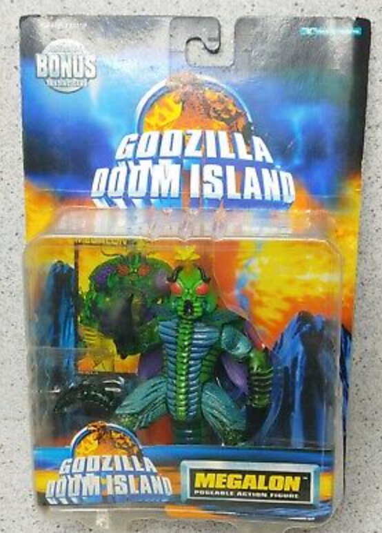 Trendmasters Godzilla Doom Island Megalon Poseable 5  Action Figure For Sale