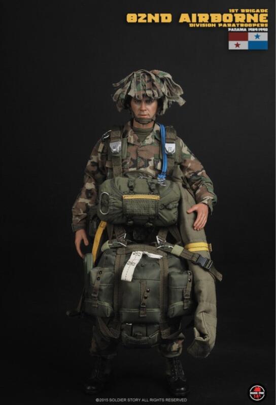 Soldier Story 1 6 12  SS089 1st Brigade 82nd Airborne Division Paratroopers Panama 1989-90 Action Figure Sale