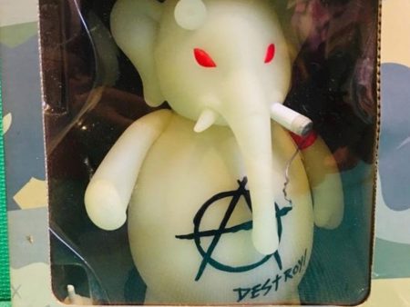 Toy2R Frank Kozik Dr. Bomb GID Ver 8  Vinyl Figure Signed For Cheap