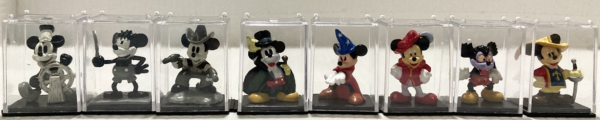 Yujin Disney Characters Capsule World Gashapon Celebrate Mickey 8 Mini Collection Figure Set For Sale