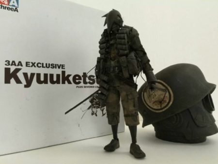 ThreeA 3A Toys 1 6 12  Ashley Wood Tomorrow King TK Baka Kyuuketsuki Plus Severed LW 53 Robot Head Action Vinyl Figure Fashion