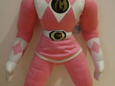 Bandai Power Rangers Kyoryu Sentai Zyuranger Pink Fighter Ptera Ranger 20  Plush Doll Figure Supply