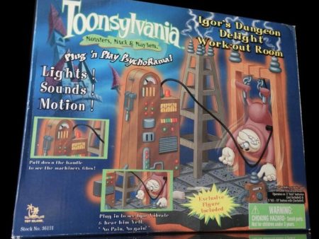 Toy Island Toonsylvania Monsters Muck Mayhem Igor s Dungeon Delight Work Out Room Trading Figure Supply