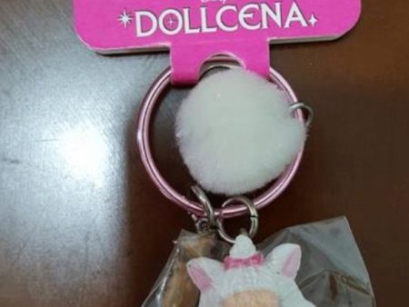 Tomy Dollcena Disney Miu Miu Ribbon Marie Cat Mascot Strap Figure For Sale