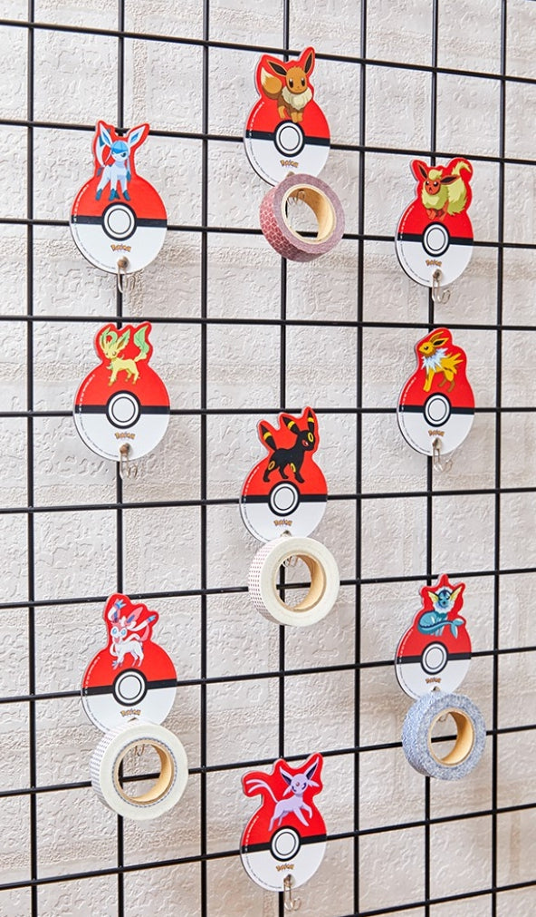 Yendar Taiwan Limited Pokemon Pocket Monster Eevee 9 Magnet Hook Trading Figure Set Online Sale