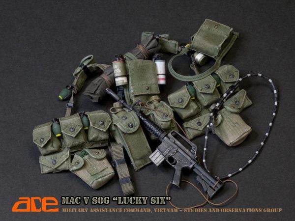 Ace 1 6 12  Military Assistance Command Vietnam Studies and Observations Group Mac V Sog Lucky Six Action Figure Fashion