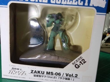 Bandai Polystone Collection Scene G-12 Mobile Suit Gundam Zaku MS-06 Vol 2 Trading Figure Cheap