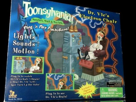 Toy Island Toonsylvania Monsters Muck Mayhem Dr Vic s Electron Chair Trading Figure Fashion